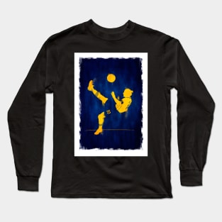 Zlatan Ibrahimovic - Sweden Football Artwork Long Sleeve T-Shirt